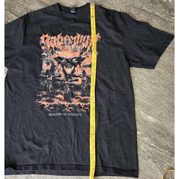 NEW Sabrewulf Band Masters Of Violence T-shirt Mens XL Grunge Punk Heavy Metal - Picture 8 of 9